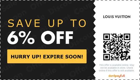 louis vuitton promo code|louis vuitton discount codes.